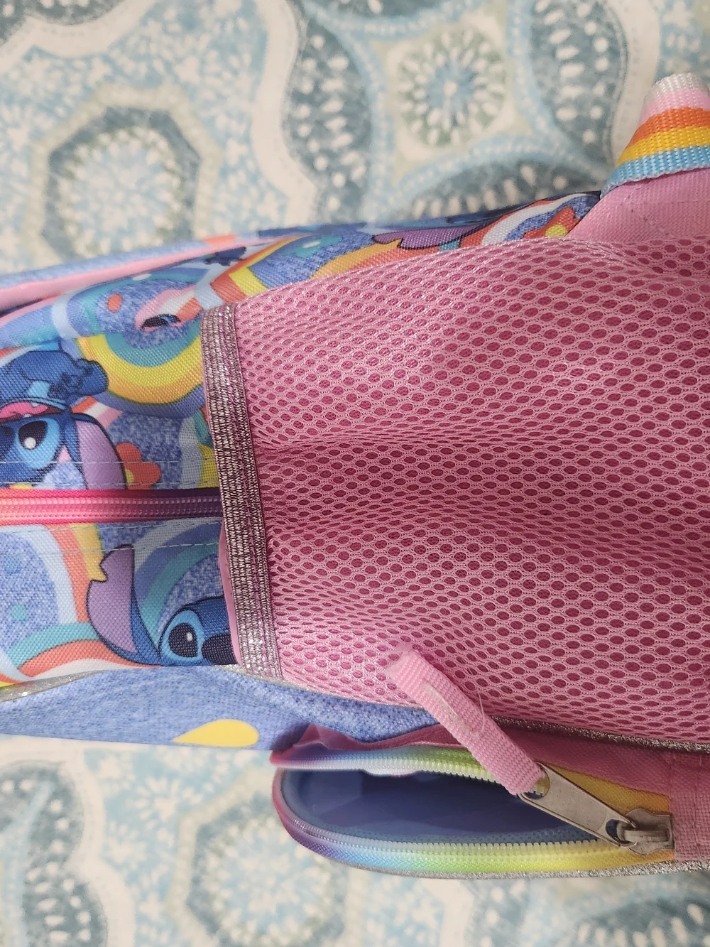 Stitch 'Look for the Rainbow' Kids Backpack - Blue